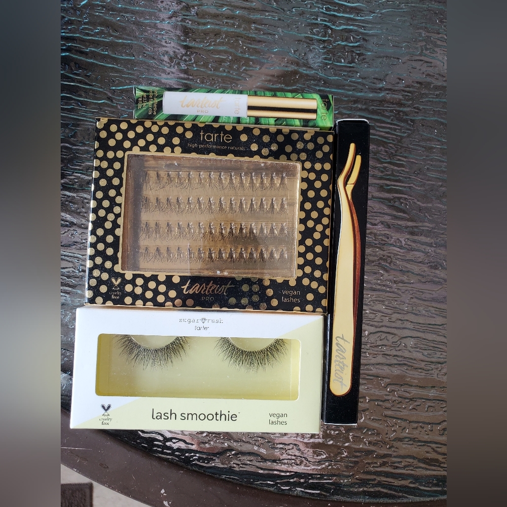 Tarte false eyelash sets lash smoothie & individual vegan lashes!